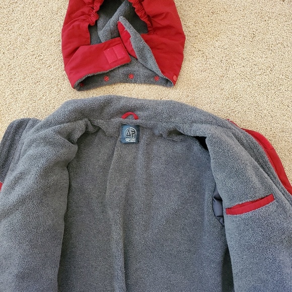 Boys Arctic Plain, size14/16 Parka with Hood - Picture 6 of 7